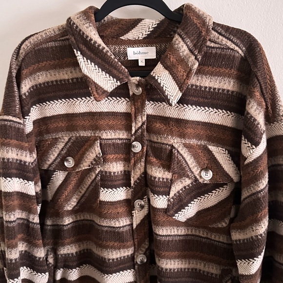 Bohme ADA STRIPED SHACKET Size XL - Picture 8 of 8